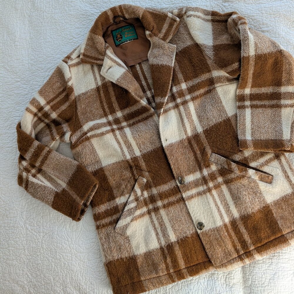 vintage plaid jacket